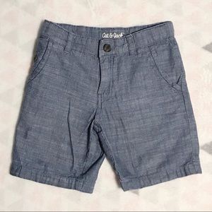 Boys chambray chino shorts size 6